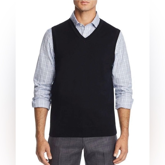 Callaway Golf Nordstrom’s Collection, Merino Wool Vest Pullover , Black, Size L - Picture 1 of 6